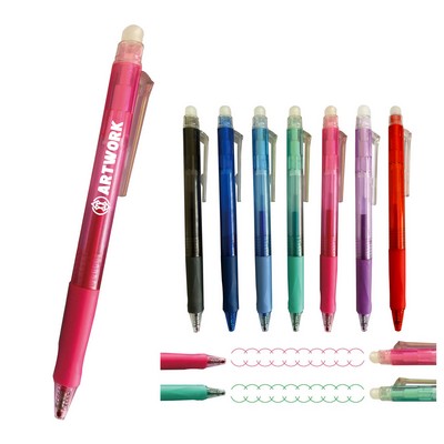 Erasable Refillable Retractable Gel-Ink Pen