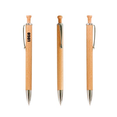 Nature Wooden Clip Pen