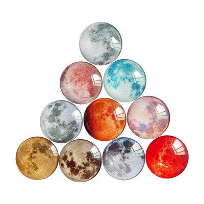 2" Crystal Glass Fridge Magnet