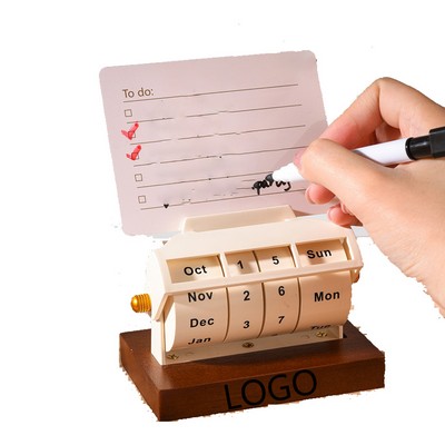 Mini Wheel Calendar Desktop Ornament