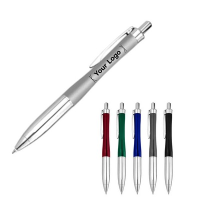 Sleek Metal Twist-Action Ballpoint Pen