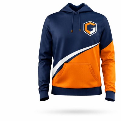 Women's Full-Color Hoodie with Kangaroo Pocket