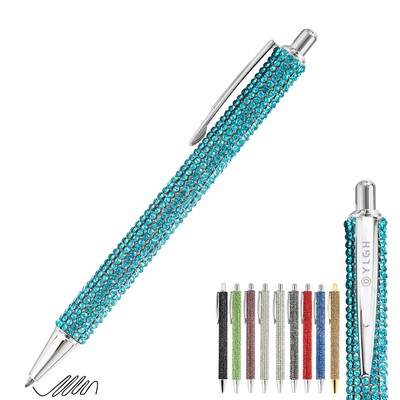 Diamonds Wrapping Click Metal Pen
