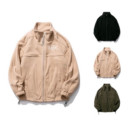 Stand Collar Fleece All-Purpose Jacket