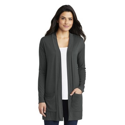 Port Authority ® Women's Concept Long Pocket Cardigan .
