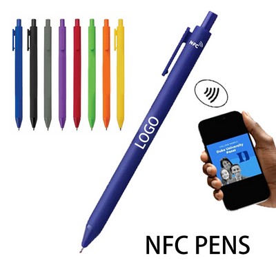 Magic Tap NFC Rubber Custom Gel Pen