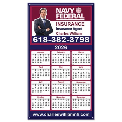 Best Value - Calendar Magnets 4x7 Indoor - 20 Mil - 4 Color Process
