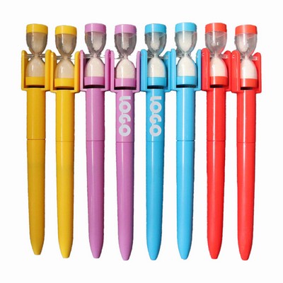 Ballpoint Pen with Hourglass-Shaped Tip