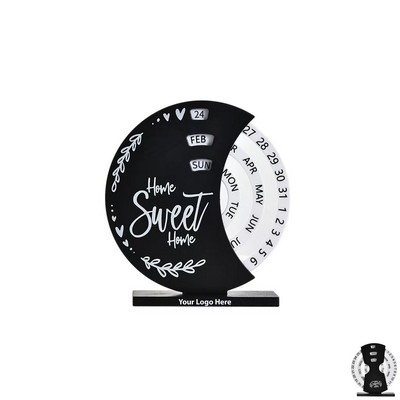 Disc Perpetual Desk Calendar