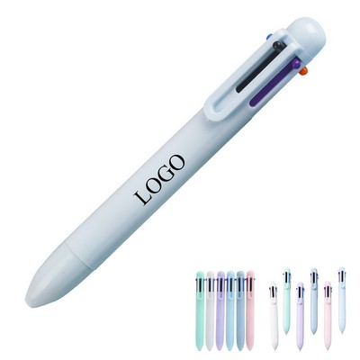 6-in-1 Multicolor Retractable Ballpoint Pen