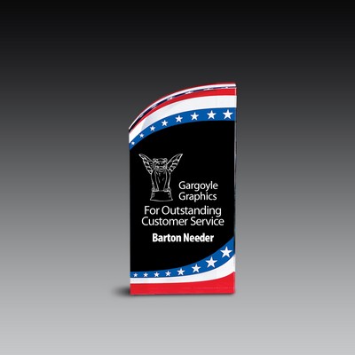Freedom Award™ w/Patriotic Graphic (3½"x7"x1")