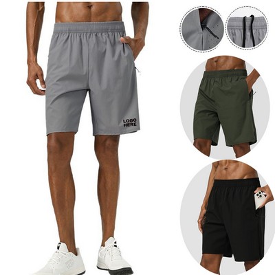 Custom Outdoor Exercise Breathable Shorts Men's Summer Athletic Shorts