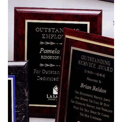 Maroon Red Marble Finish Plaque (12"x15")