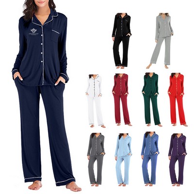 Modal Pajamas Two-Piece Soft PJs Sets For Women