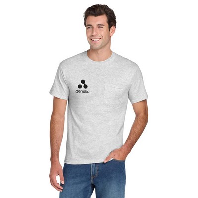 Jerzees® Dri-Power 50/50 Cotton/Poly Pocket T-Shirt