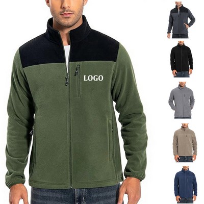 Men Lightweight Polar Fleece Jacket