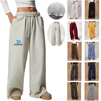 Womens Wide Leg Sweatpants Casual Loose Yoga Pants