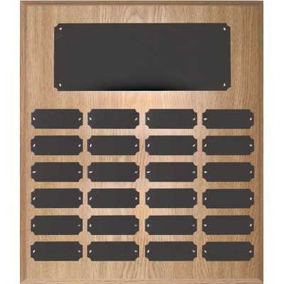 Perpetual, 24-Plate, Oak - 12" x 15"