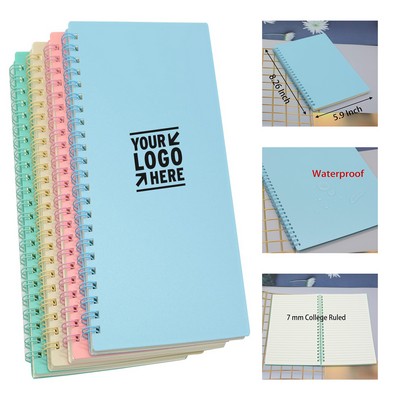 A5 8.3 x 5.9" Hardcover 160-Page Spiral Journal