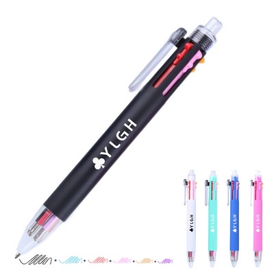 Matt Barrel 6 Colors Refills Pen