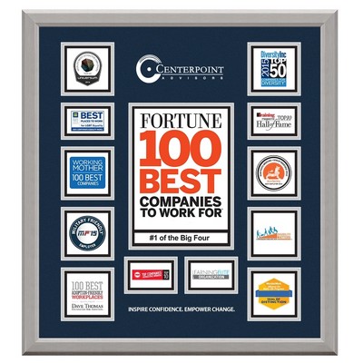 Corporate Culture 13 window Matted Frame