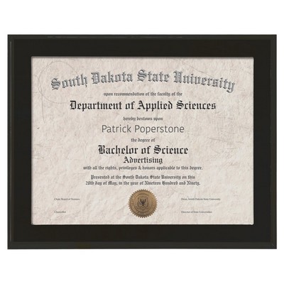 Slide In Frame Plaque with Window