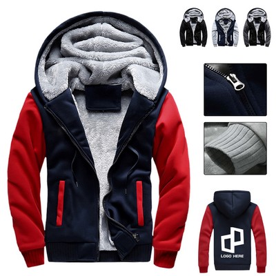 Thermal Fleece Hooded Jacket