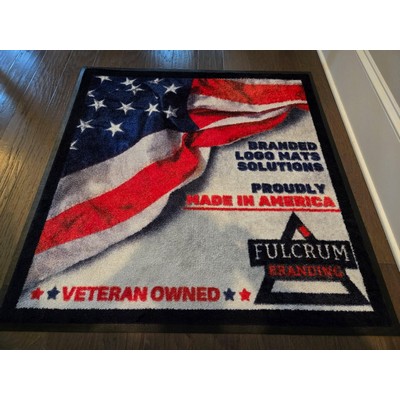 Brand Representative Full Color HD Logo Mat - 5' X 5'