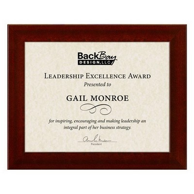 Richmond Red Mahogany 8.5" x 11" Frame