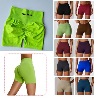 High-waisted Tight-fitting Shorts