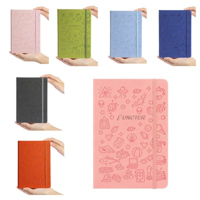 Customizable A6 PU Vegan Leather Waterproof Notebook
