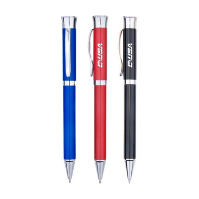 Union Printed - Metal Twist Ball Pen with Laser Engraved Logo
