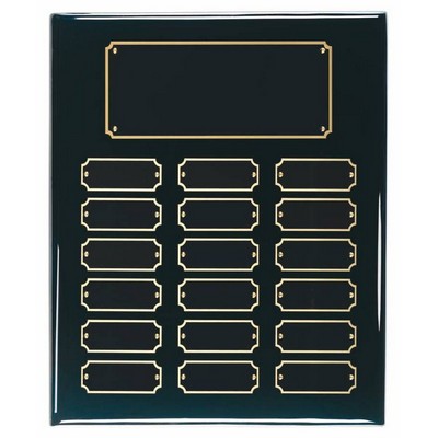 Perpetual, 18-Plate, Black Piano Finish - 10-1/2" x 13"