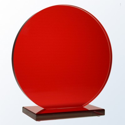 Jade Glass Red Honorary Circle Award