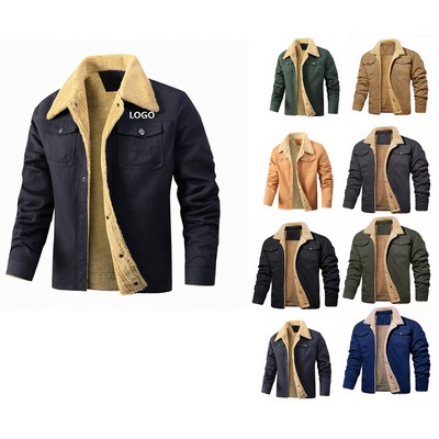 Men's Winter Thick Cotton Casual Jacket