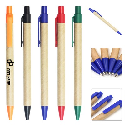 Kraft Paper Barret Ballpoint Pen