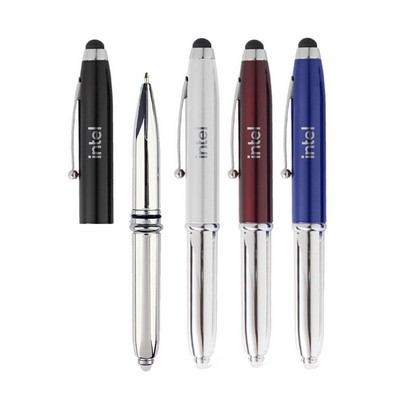 Union Printed - Impress Stylus Lightup Ballpoint Metal Pen