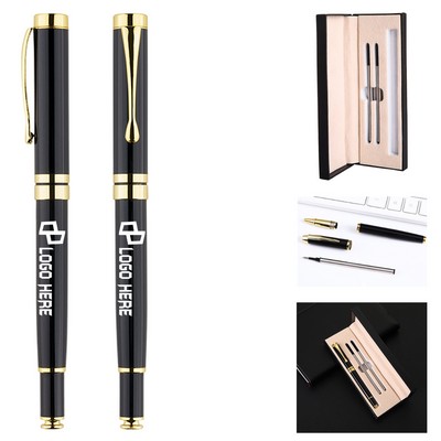 Business Metal Pen W/ Backup Refills