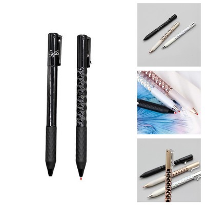 Geometric Twist Metal Pen