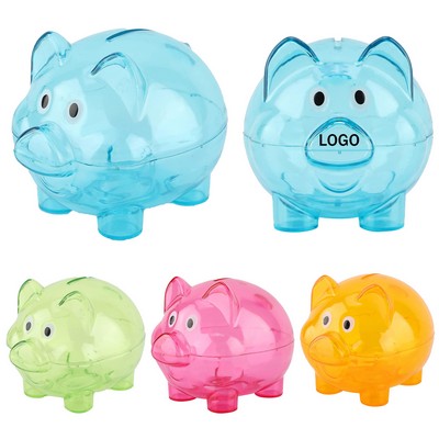 Unbreakable Resin Transparent Money Bank