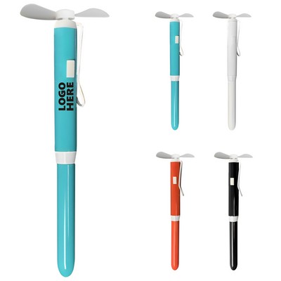 Mini Cooling Fan Ballpoint Pen