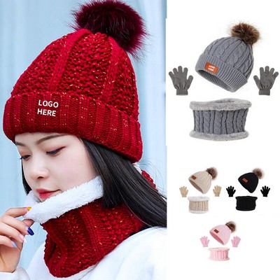Cozy Acrylic Hat & Scarf Duo