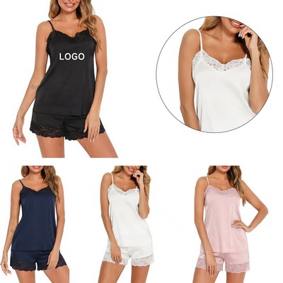 Women's Pajamas Shorts Sleepwear Set