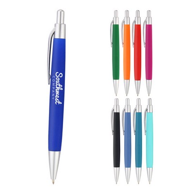 Plastic Press Ballpoint Pen