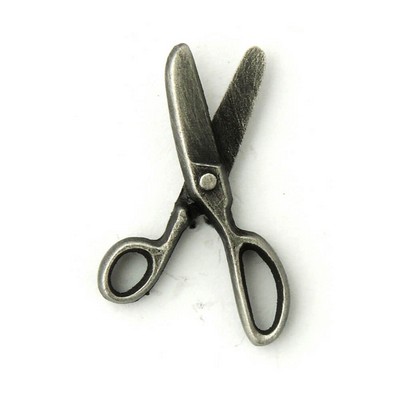 Stock Scissor Lapel Pin