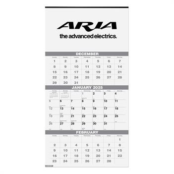 Three Months at a Glance Calendars