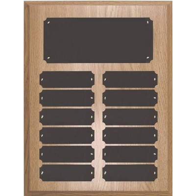 Perpetual, 12-Plate, Oak - 9" x 12"