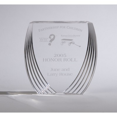 The Chalice Acrylic Award without base, 6" W x 6" H