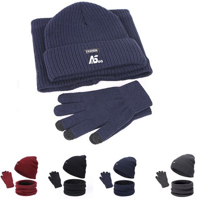 Gloves Hat Scarf Set