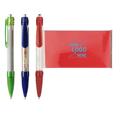 Click Action Ballpoint Banner Pen